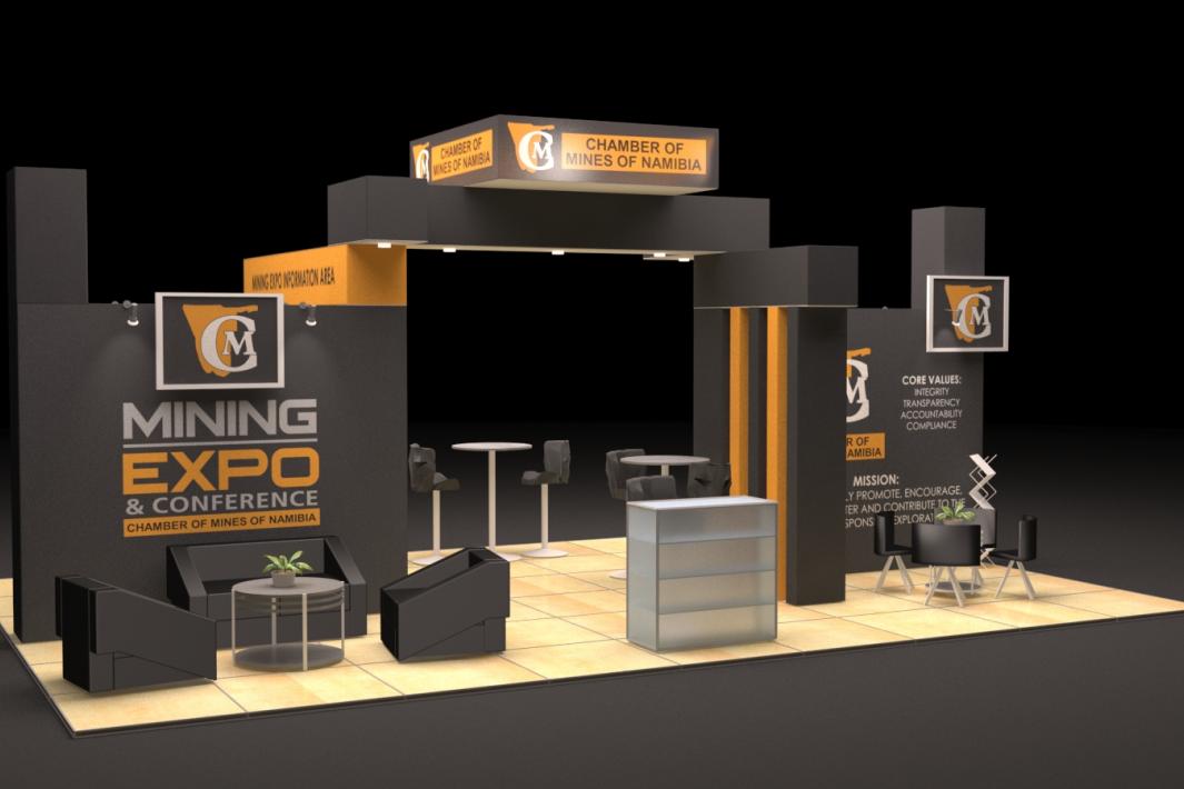 Chamber of Mines 2017 Mining Expo Showstand