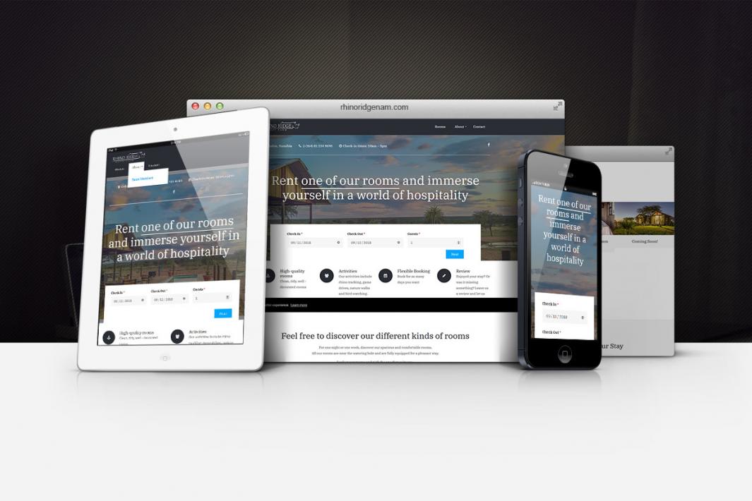 Responsive Website - rhinoridgenam.com